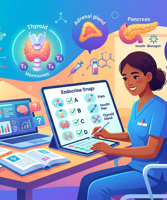 Easy NCLEX Endocrine Medication Practice Questions