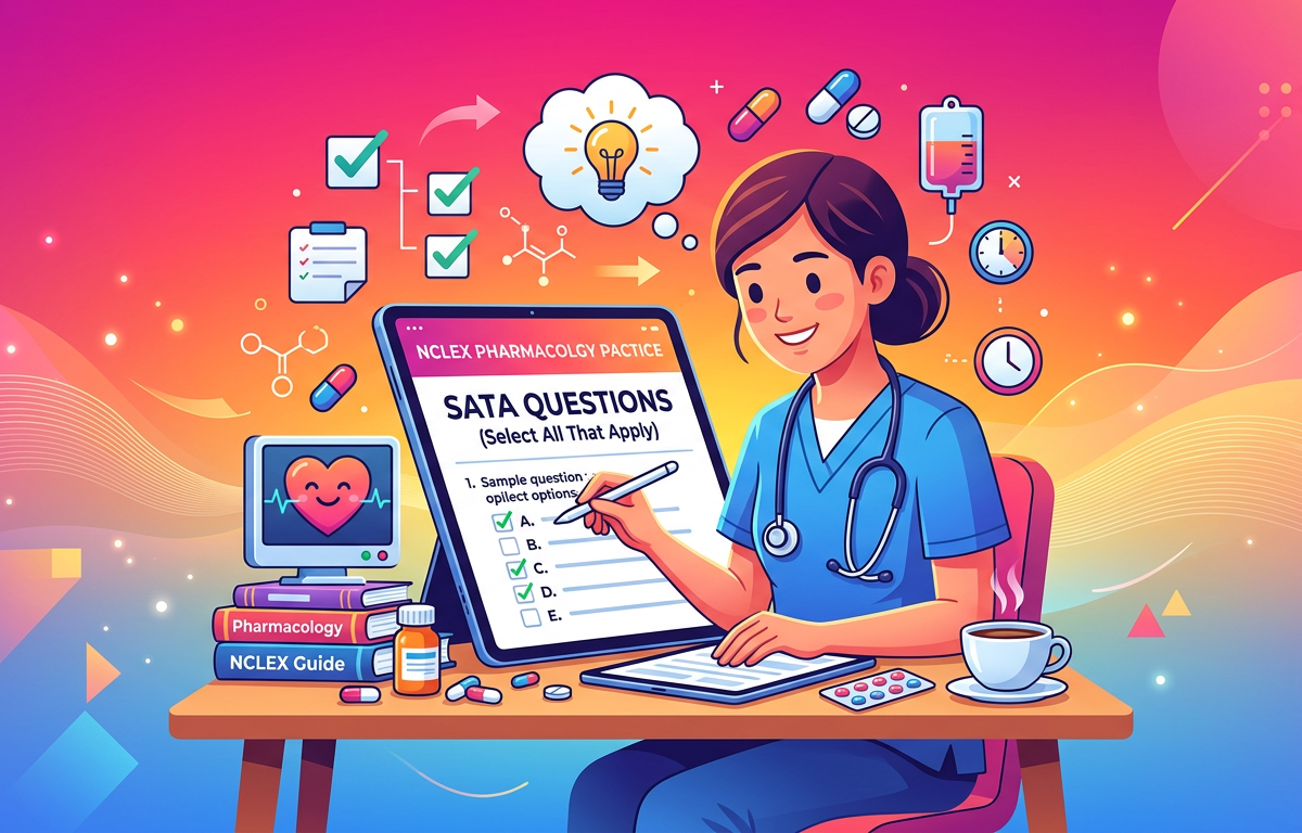Easy NCLEX Pharmacology SATA Practice Questions
