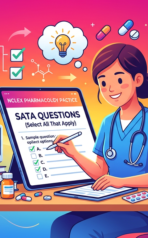 Easy NCLEX Pharmacology SATA Practice Questions