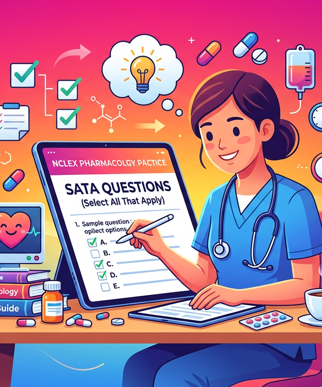 Easy NCLEX Pharmacology SATA Practice Questions