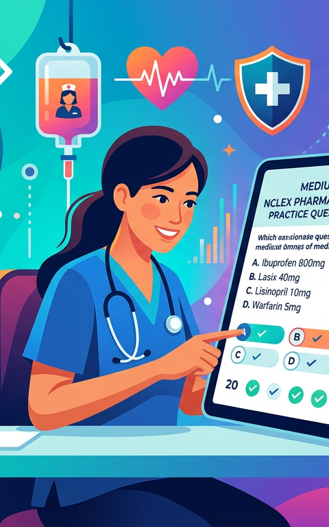 Medium NCLEX Pharmacology Practice Questions