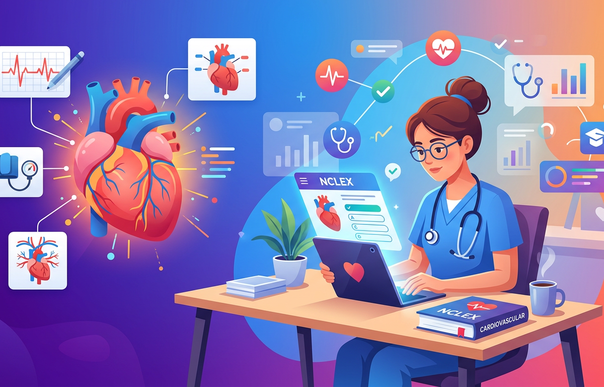 Medium NCLEX Cardiovascular Practice Questions