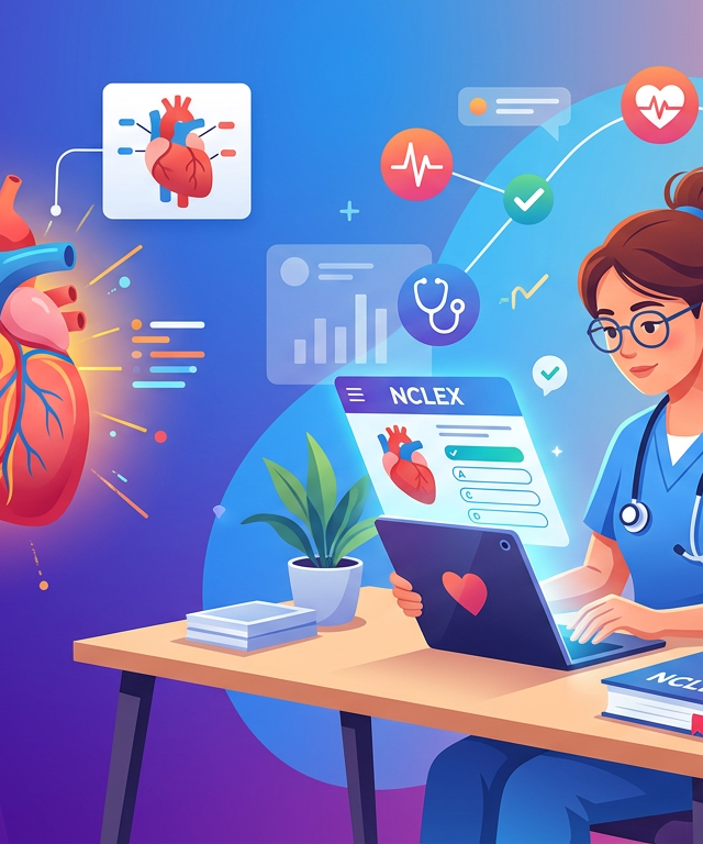 Medium NCLEX Cardiovascular Practice Questions