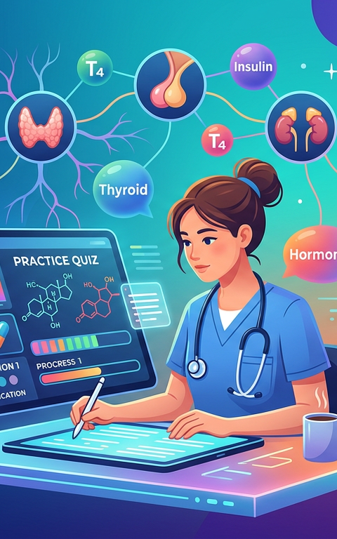 Medium NCLEX Endocrine Medication Practice Questions