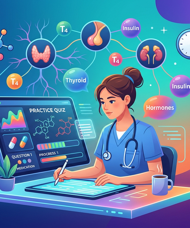 Medium NCLEX Endocrine Medication Practice Questions