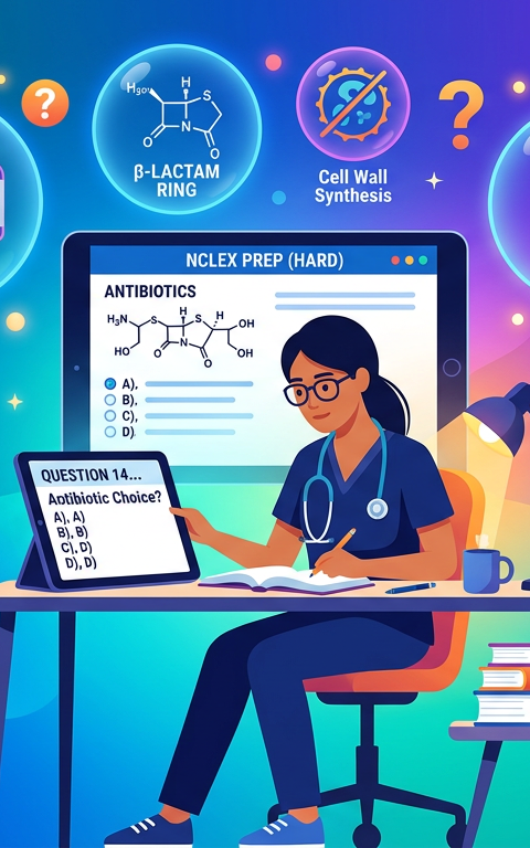 Hard NCLEX Antibiotic Practice Questions