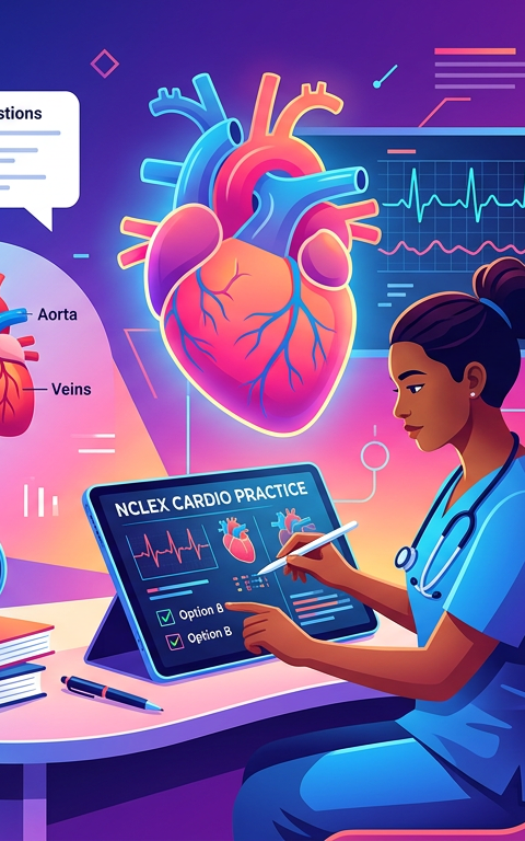 Hard NCLEX Cardiovascular Practice Questions