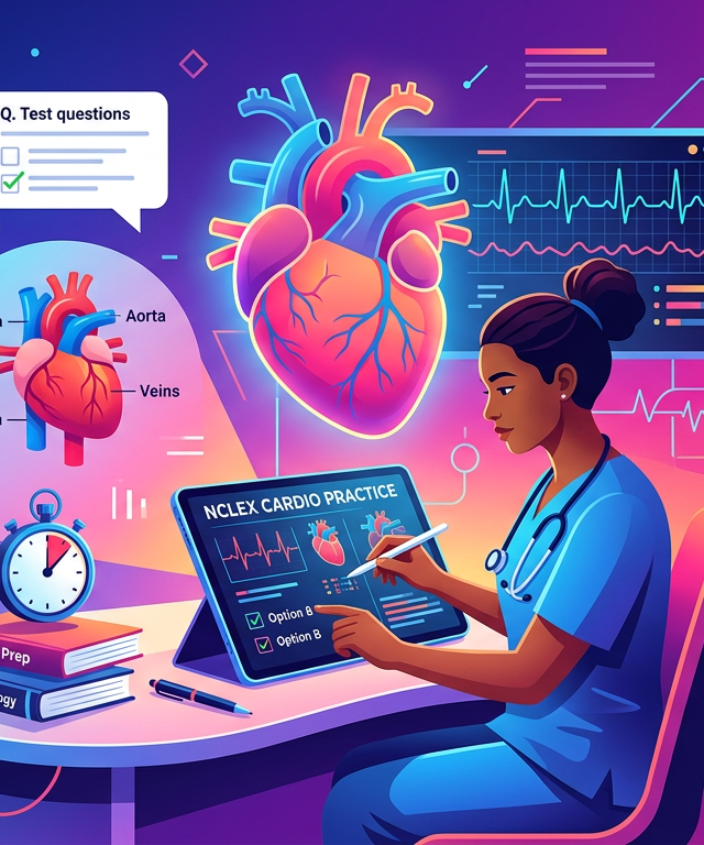 Hard NCLEX Cardiovascular Practice Questions