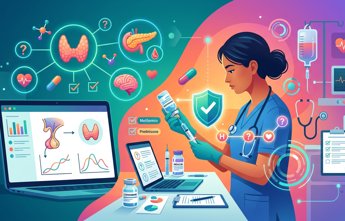 Hard NCLEX Endocrine Medication Practice Questions