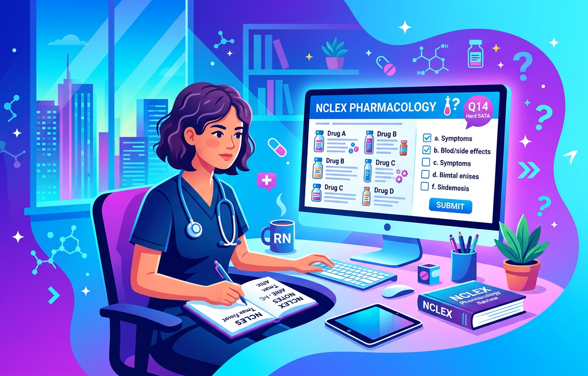 Hard NCLEX Pharmacology SATA Practice Questions