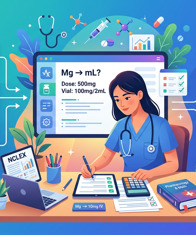 NCLEX Dosage Calculation Practice Questions with Answers