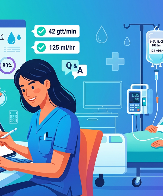 IV Flow Rate Practice Questions with Answers