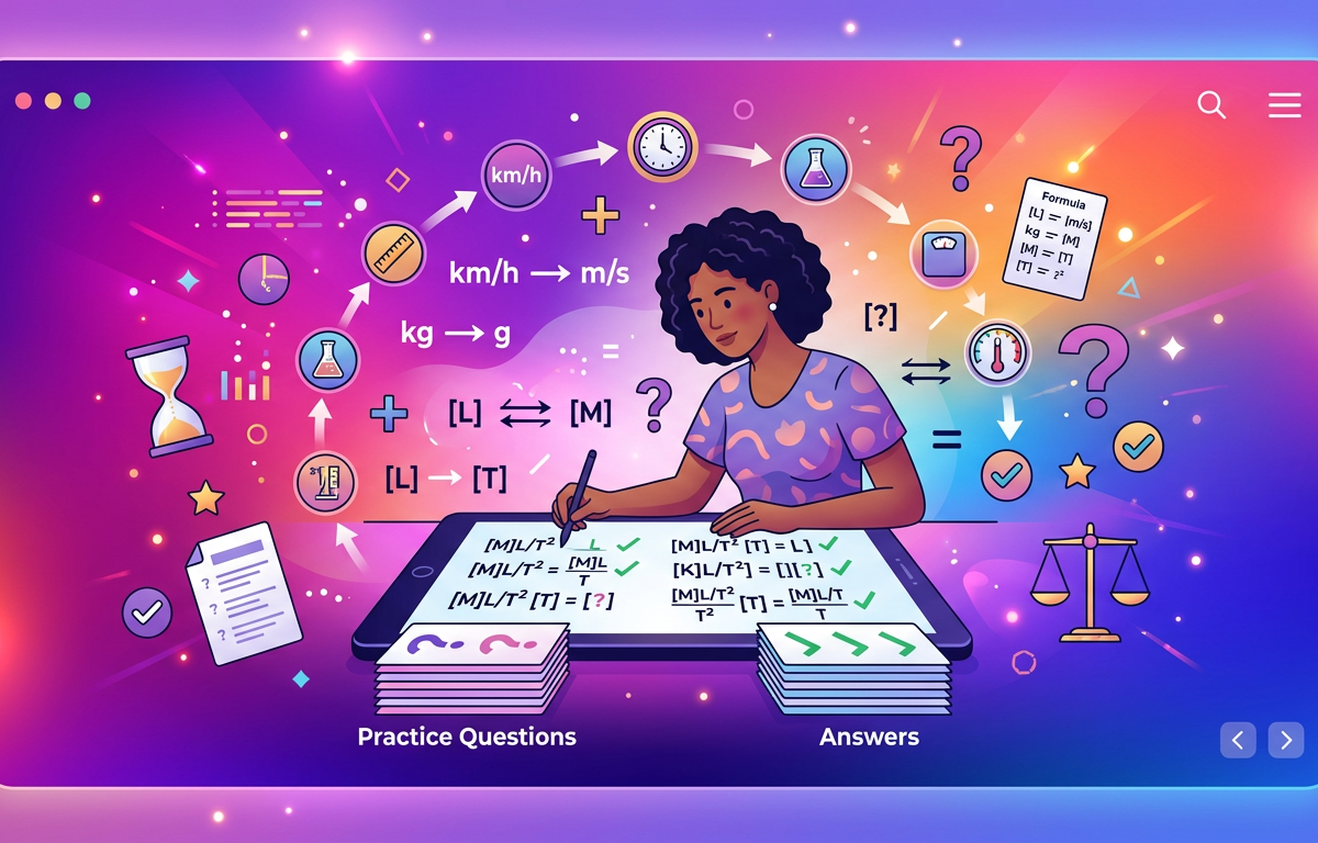Dimensional Analysis Practice Questions with Answers