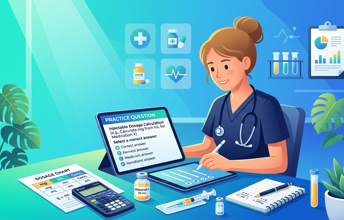 Injectable Dosage Practice Questions with Answers