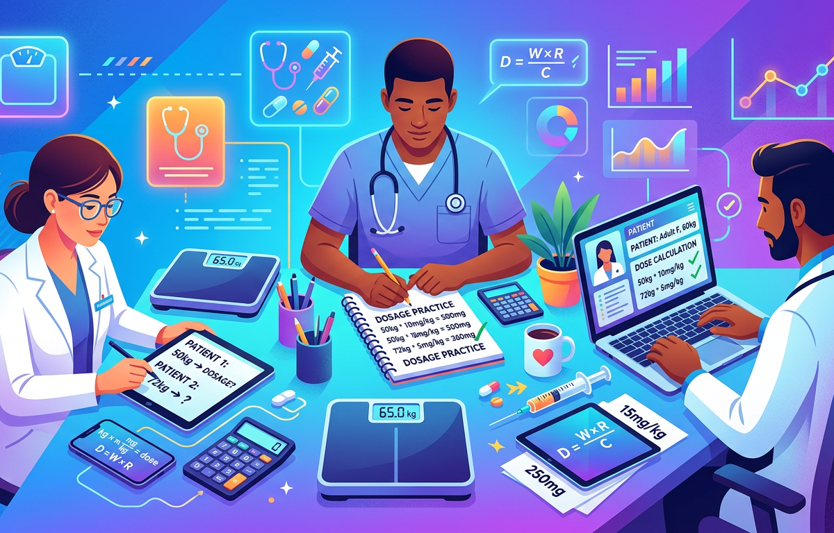 Weight-Based Dosage Calculations Practice Questions with Answers