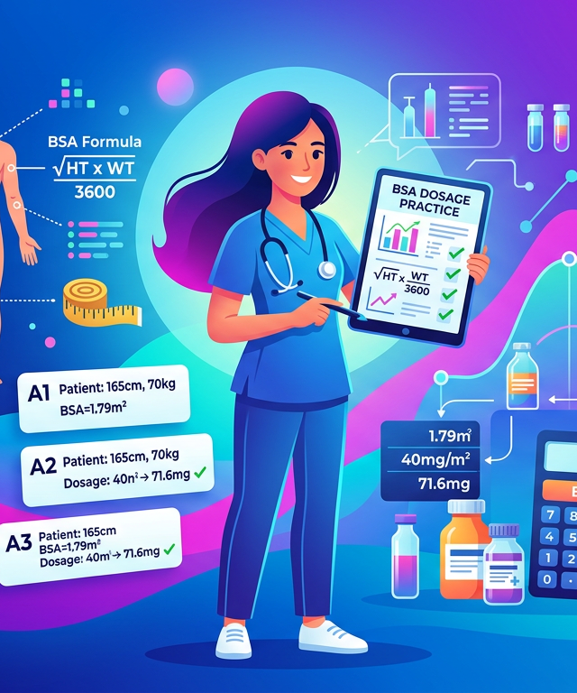 Body Surface Area-Based Dosage Calculations Practice Questions with Answers