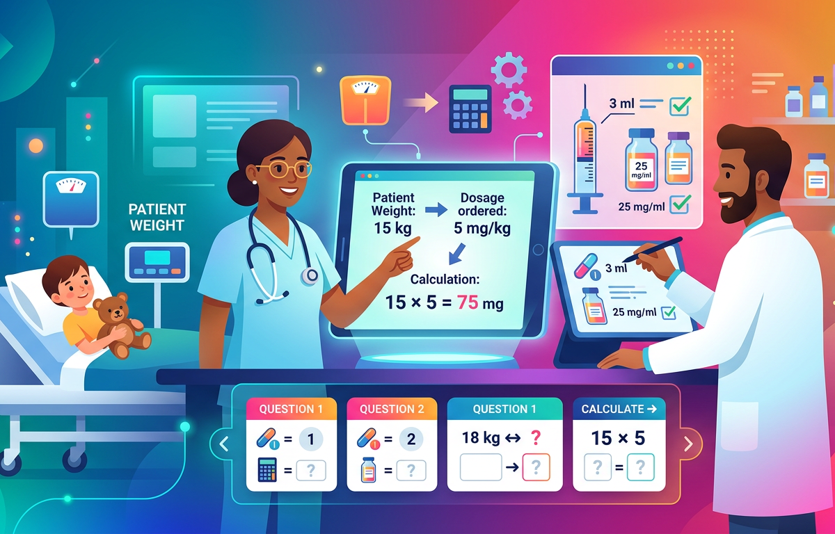 Easy Weight-Based Dosage Calculations Practice Questions