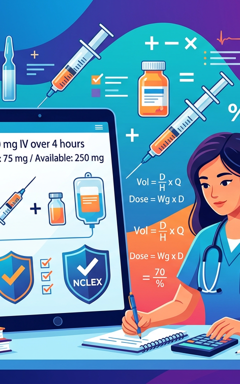 Medium NCLEX Dosage Calculation Practice Questions