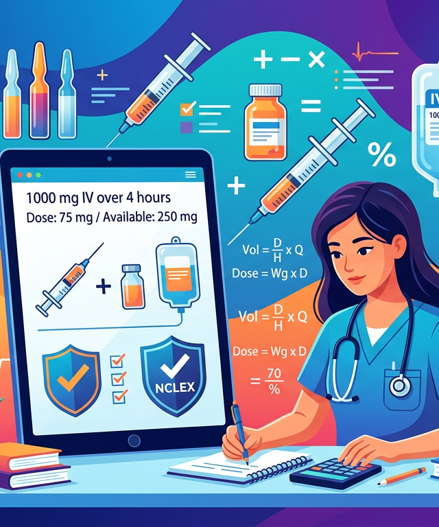 Medium NCLEX Dosage Calculation Practice Questions