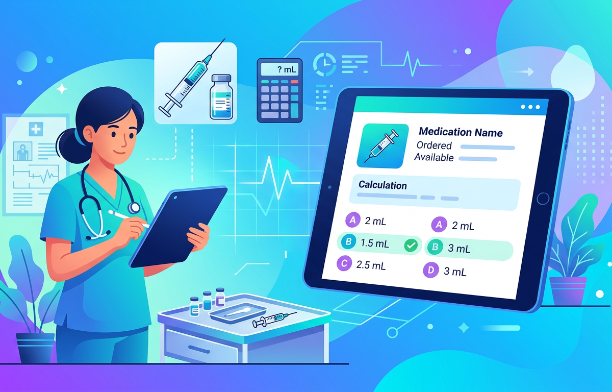 Medium Injectable Dosage Practice Questions