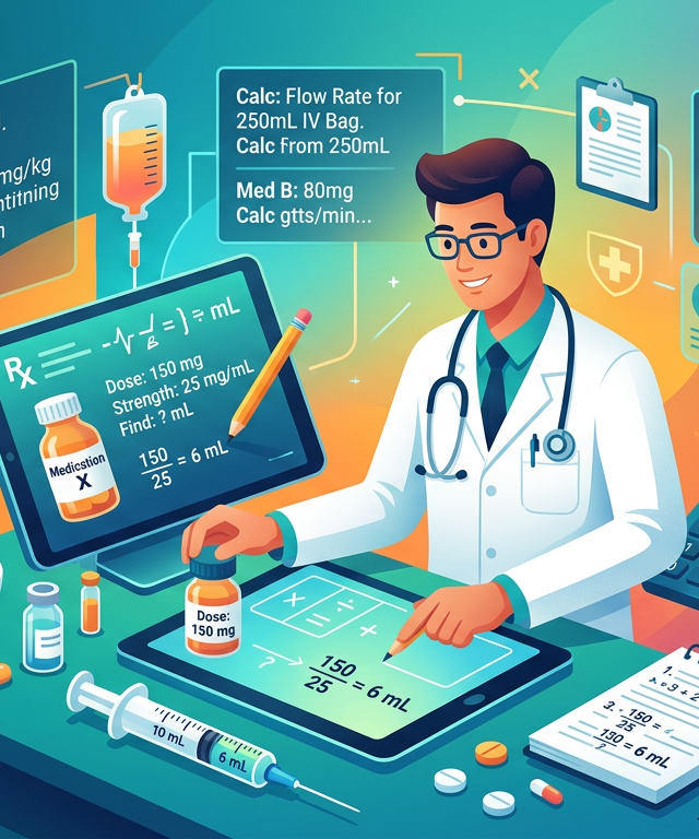 Medium Dosage Calculation Word Problems Practice Questions