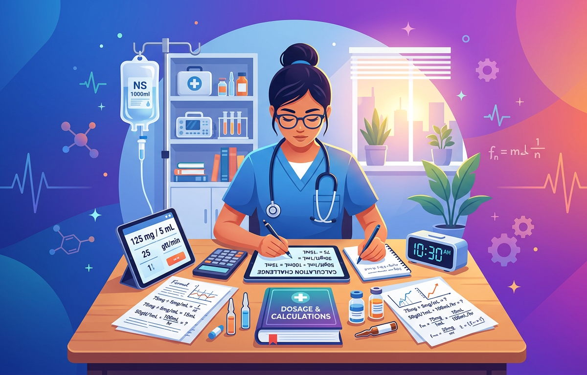 Hard NCLEX Dosage Calculation Practice Questions