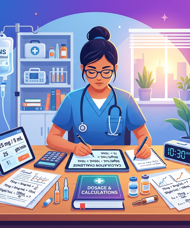 Hard NCLEX Dosage Calculation Practice Questions