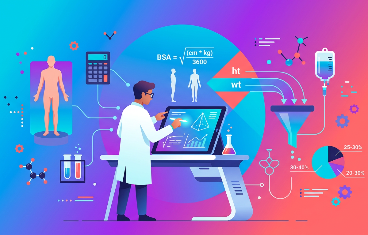 Calculating High-Stakes Meds: BSA Mosteller Formula Practice