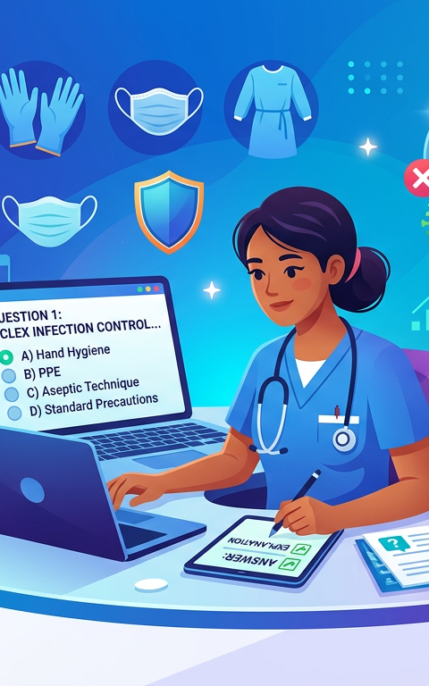 NCLEX Infection Control Practice Questions with Answers