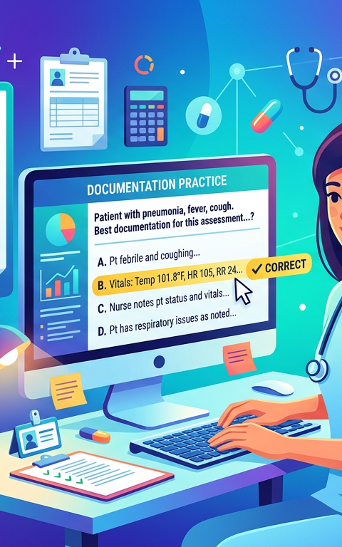 NCLEX Documentation Practice Questions with Answers