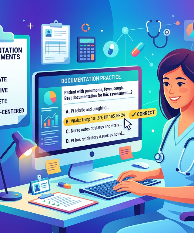 NCLEX Documentation Practice Questions with Answers