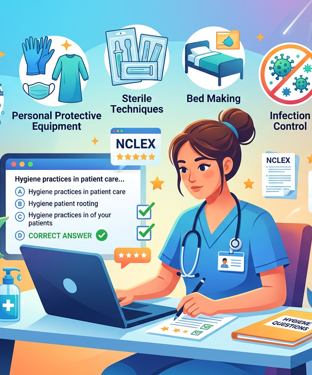 NCLEX Hygiene Practice Questions with Answers