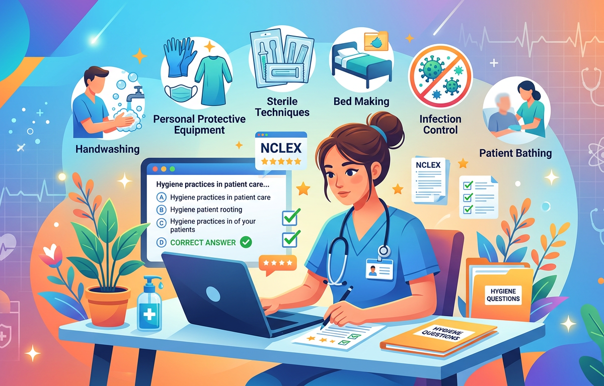 NCLEX Hygiene Practice Questions with Answers