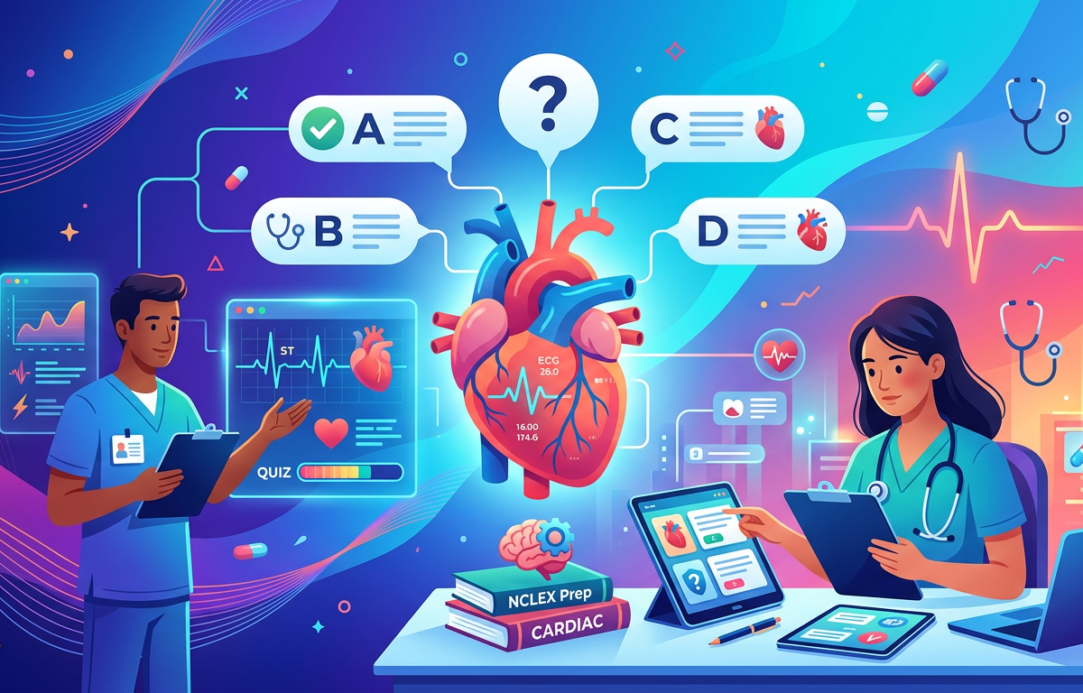 NCLEX Cardiac Practice Questions with Answers