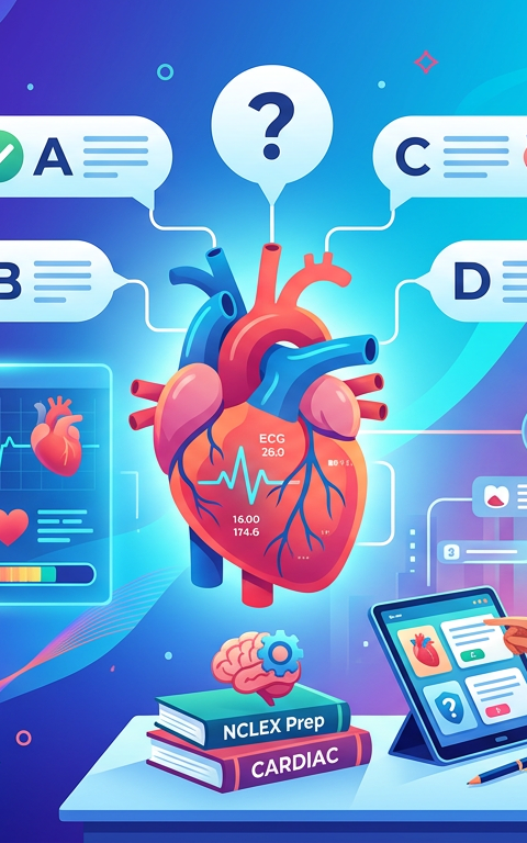 NCLEX Cardiac Practice Questions with Answers