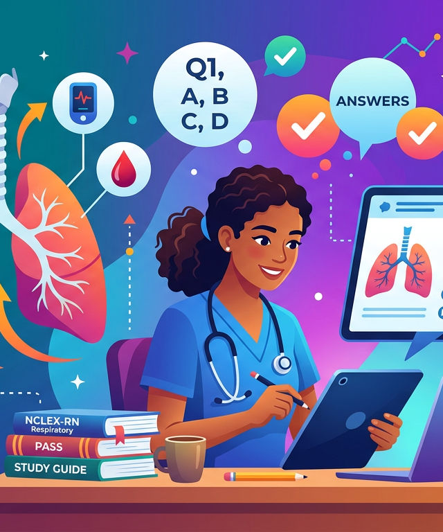 NCLEX Respiratory Practice Questions with Answers