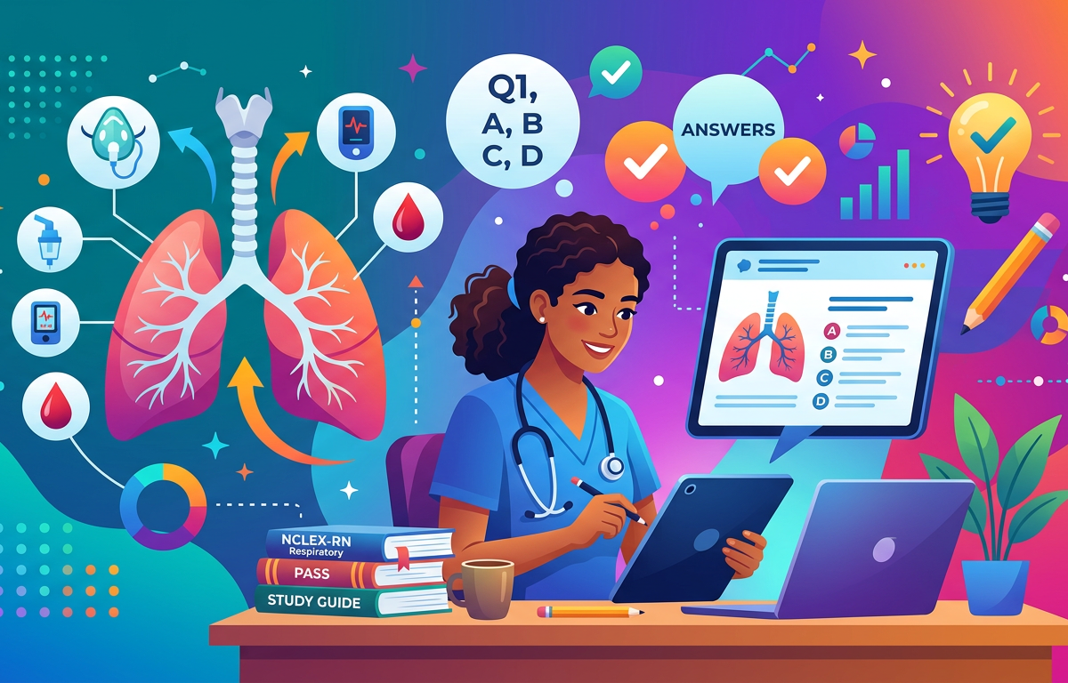 NCLEX Respiratory Practice Questions with Answers