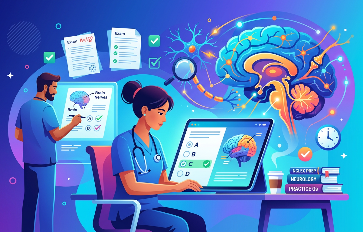 NCLEX Neurology Practice Questions with Answers