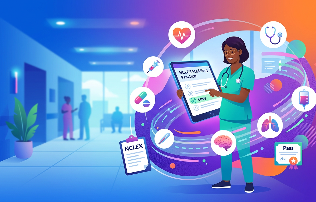 Easy NCLEX Med Surg Practice Questions