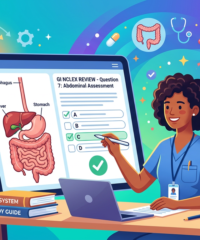 Easy NCLEX GI Practice Questions