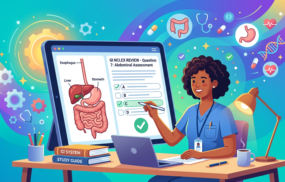 Easy NCLEX GI Practice Questions