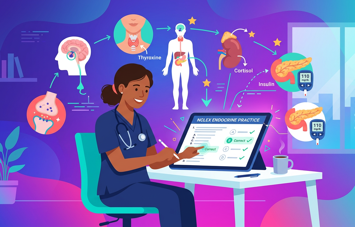 Easy NCLEX Endocrine Practice Questions
