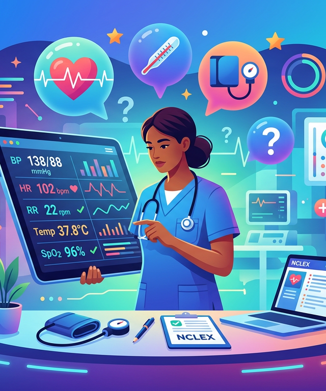 Medium NCLEX Vital Signs Practice Questions