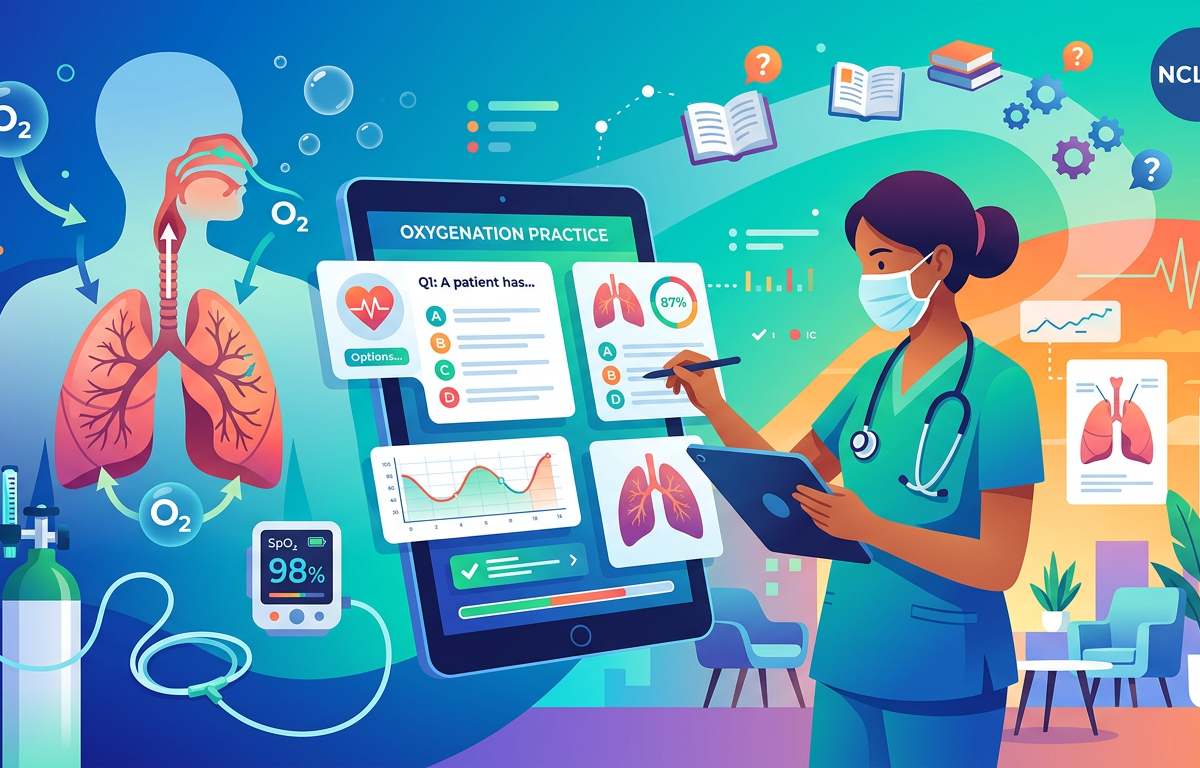 Medium NCLEX Oxygenation Practice Questions