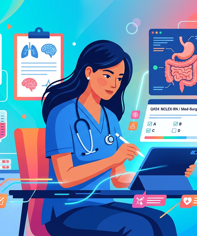 Medium NCLEX Med Surg Practice Questions