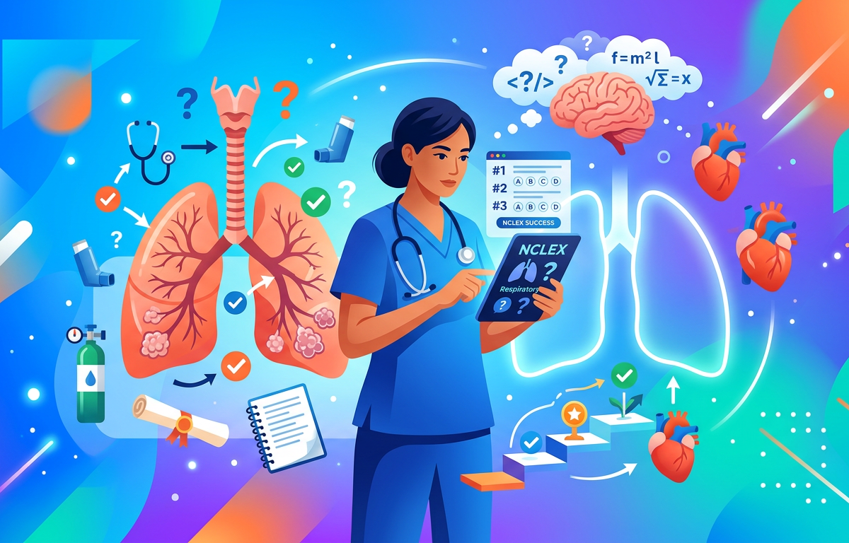 Medium NCLEX Respiratory Practice Questions