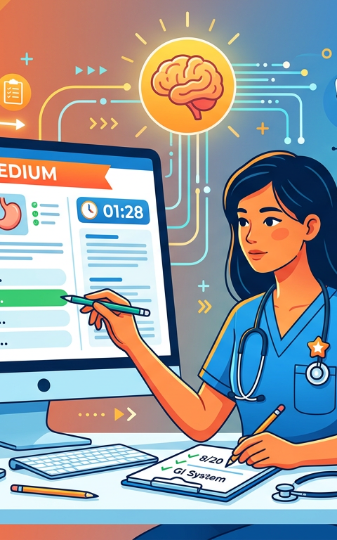 Medium NCLEX GI Practice Questions