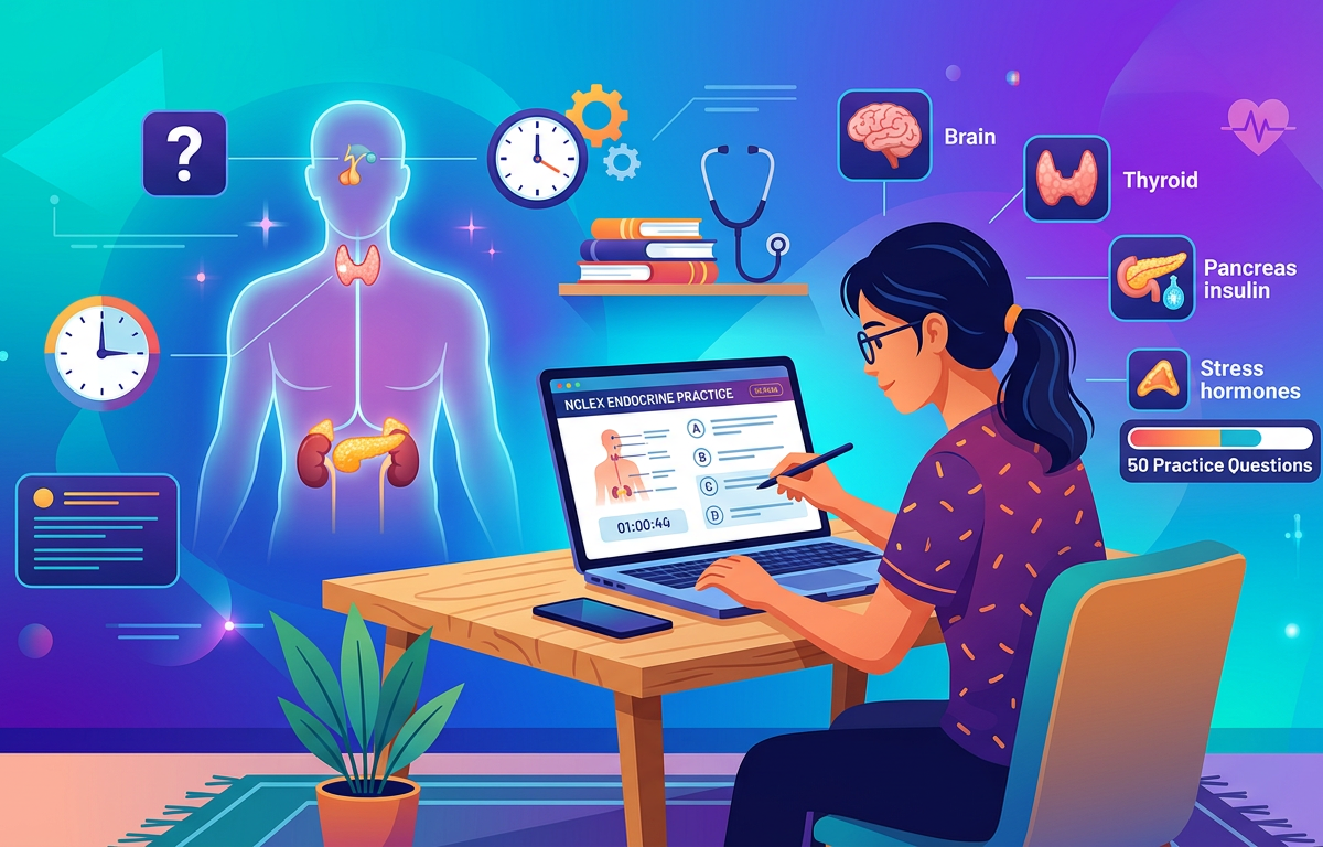 Medium NCLEX Endocrine Practice Questions