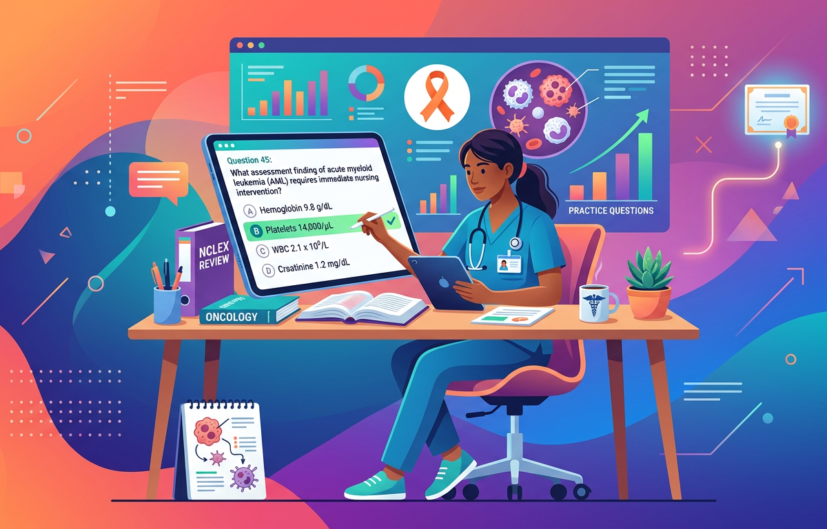 Medium NCLEX Oncology Practice Questions