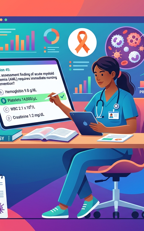 Medium NCLEX Oncology Practice Questions